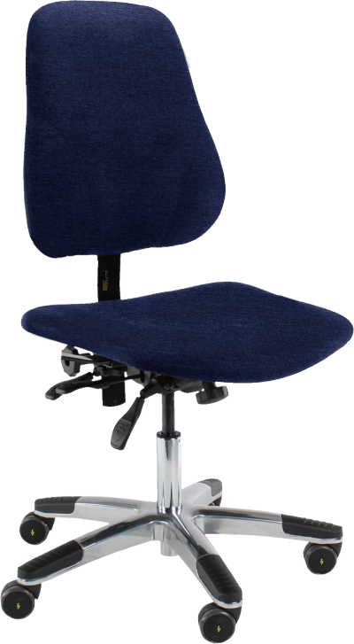 5000 ESD Standard Synchro Mechanism Chair Blue Dralon D89 ESD